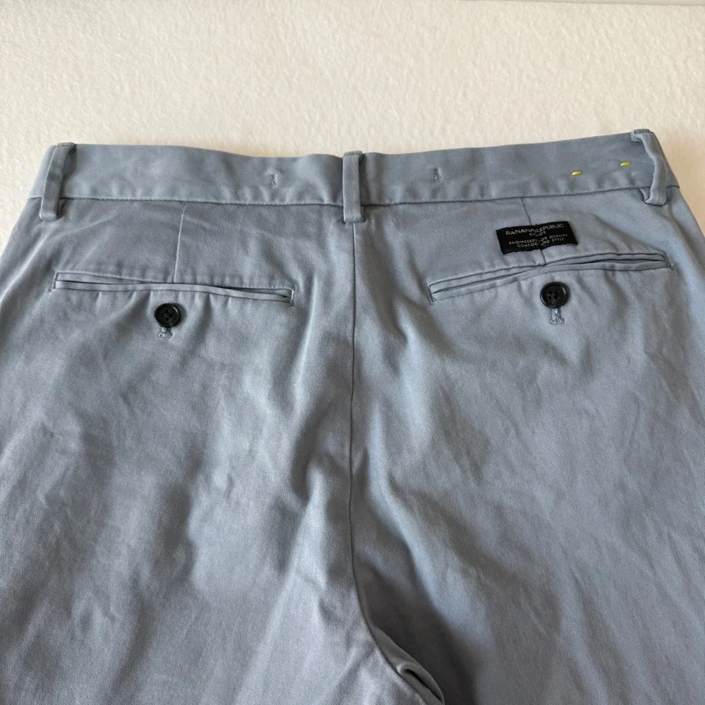 Banana Republic Chino Slim Fit Pants Men 32x30 Dusty Blue
